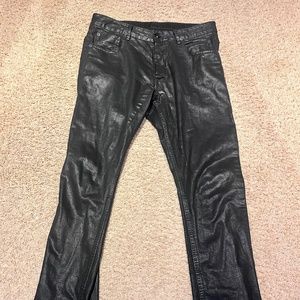 Rick Owens Waxed Jeans DRKSDW Detroit Cut 32